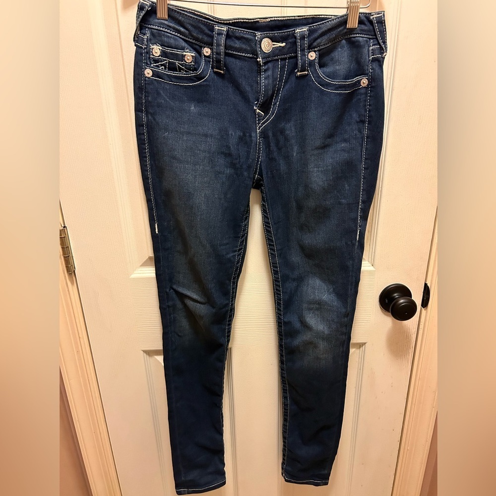 True Religion Section Super Skinny Jeans Sz 28